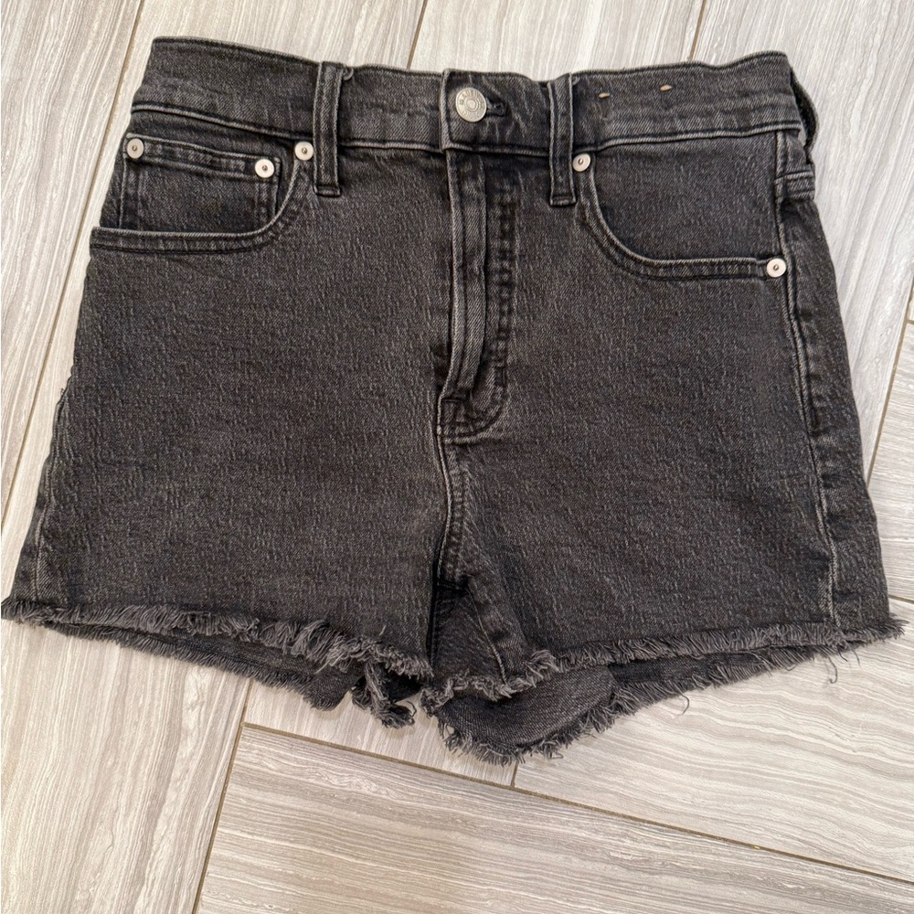 Madewell The Perfect Jean Short Black Size 26